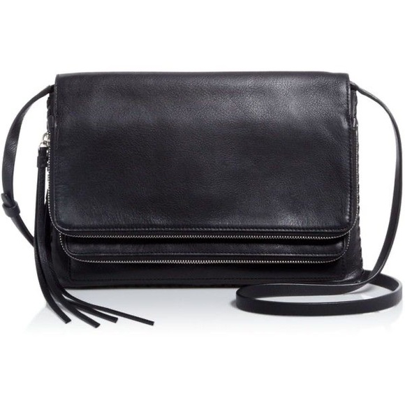 All Saints Bags All Saints Club Black Leather Crossbody Bag Poshmark